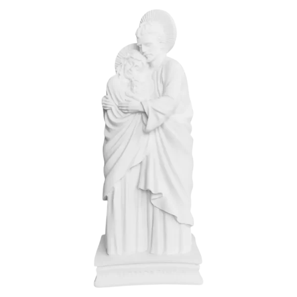 Sagrada Família Afetuosa - Pó de Mármore - 26cm