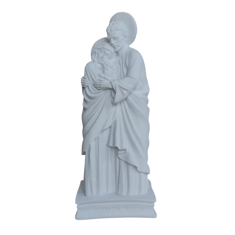 Sagrada Família Afetuosa - Pó de Mármore - 26cm
