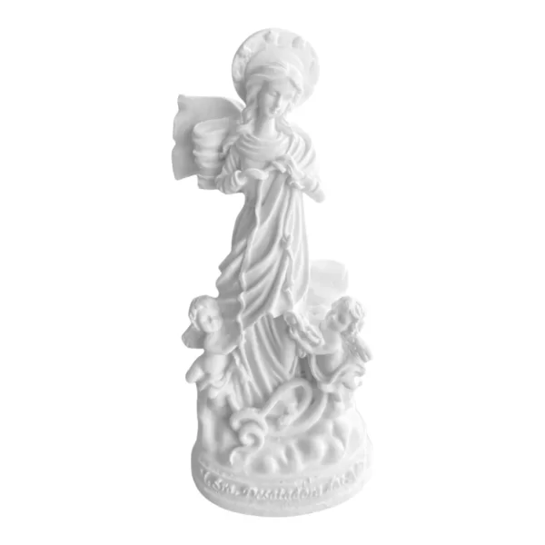 N.Sra Desatadora dos Nós - Pó de Mármore - 12cm