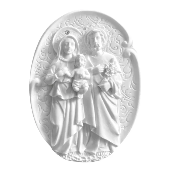 Medalha Sagrada Familia - Pó de Mármore
