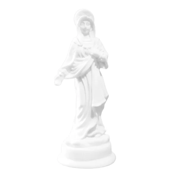 Imaculado Coração de Maria - Pó de Mármore - 9cm