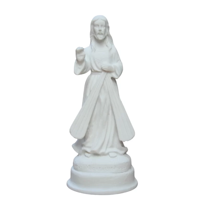 Jesus Misericordioso - Pó de Mármore - 10cm
