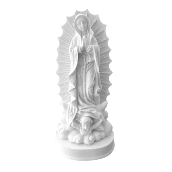 N.Sra de Guadalupe - Pó de Mármore - 13cm