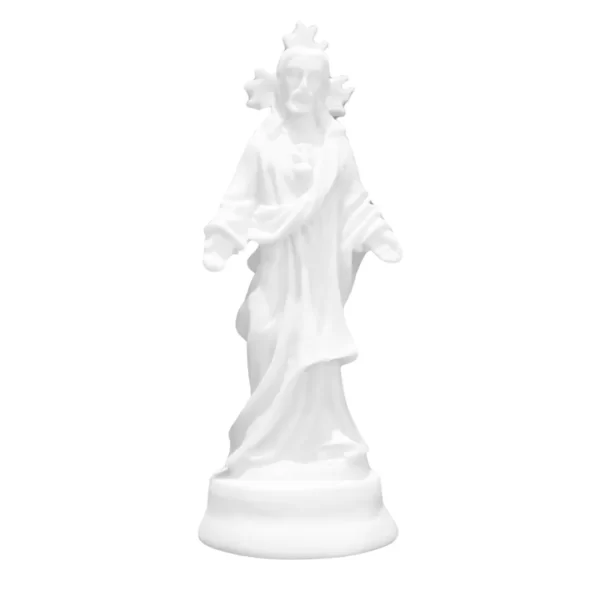 Sagrado Coração de Jesus - Pó de Mármore - 9cm