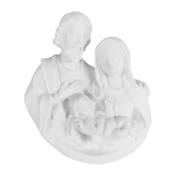 Aplique Sagrada Familia II  - Resina - 6x5cm