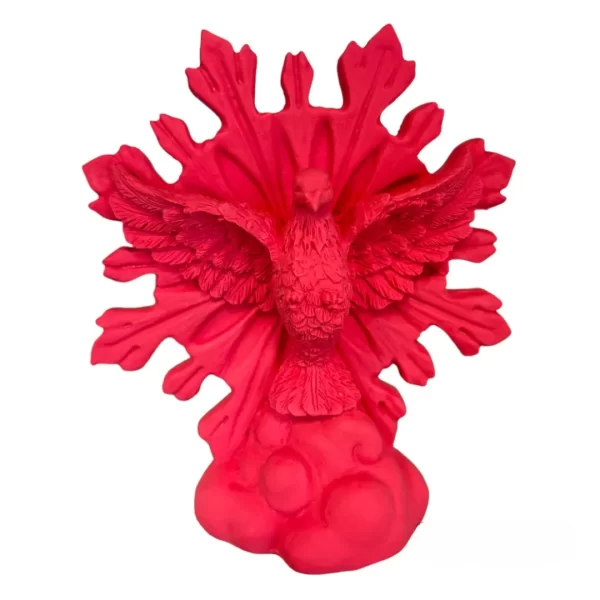 Divino de Mesa Perfil - Resina - 10x8,5cm - Cor vermelho
