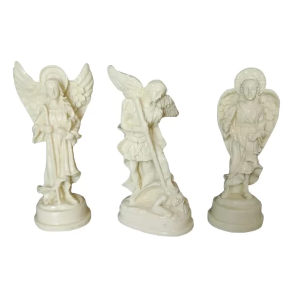 Trio de Arcanjos - Resina - 7cm