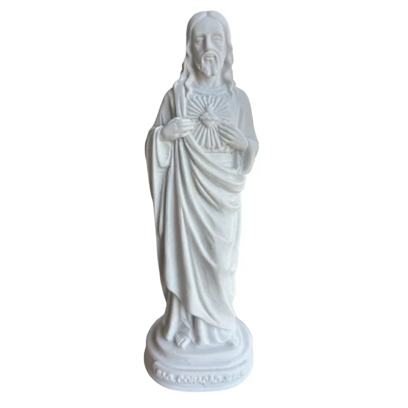 Sagrado Coração de Jesus - Pó de Mármore - 20cm