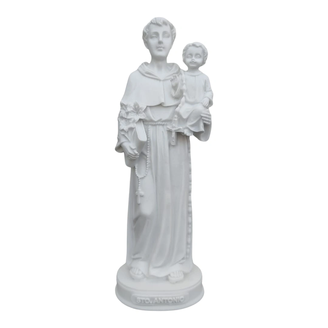 Santo Antônio - Pó de Mármore - 20cm