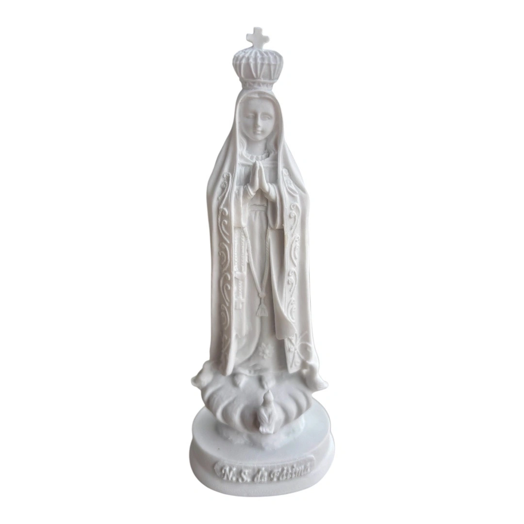N.Sra de Fátima - Pó de Mármore - 15cm