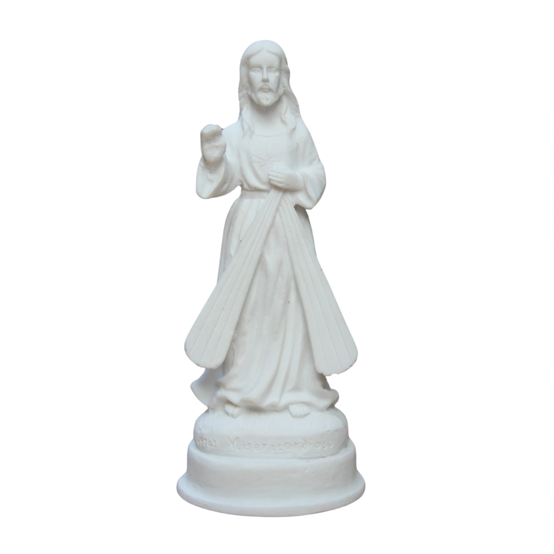 Jesus Misericordioso - Pó de Mármore - 10cm