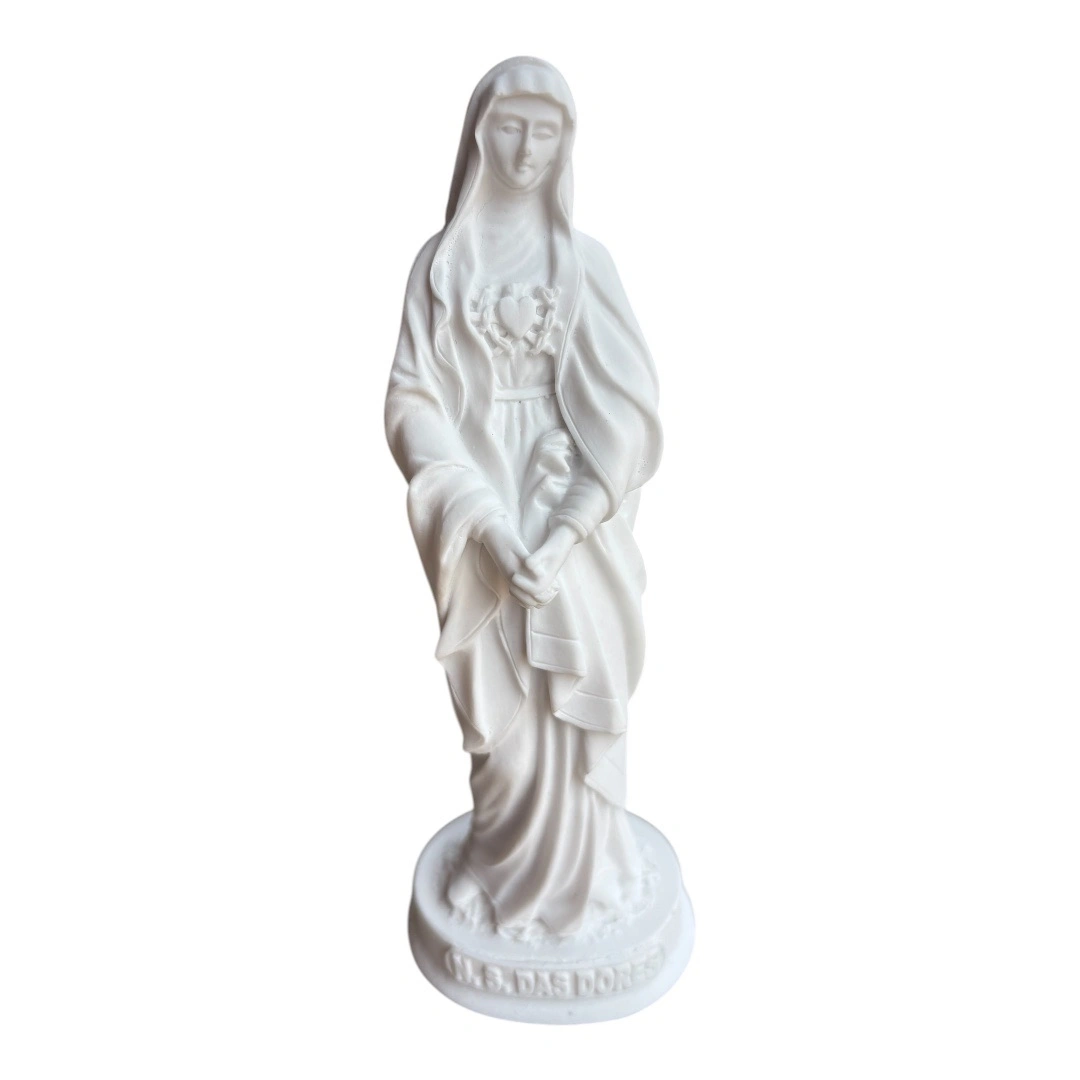 N.Sra das Dores - Pó de Mármore - 15cm