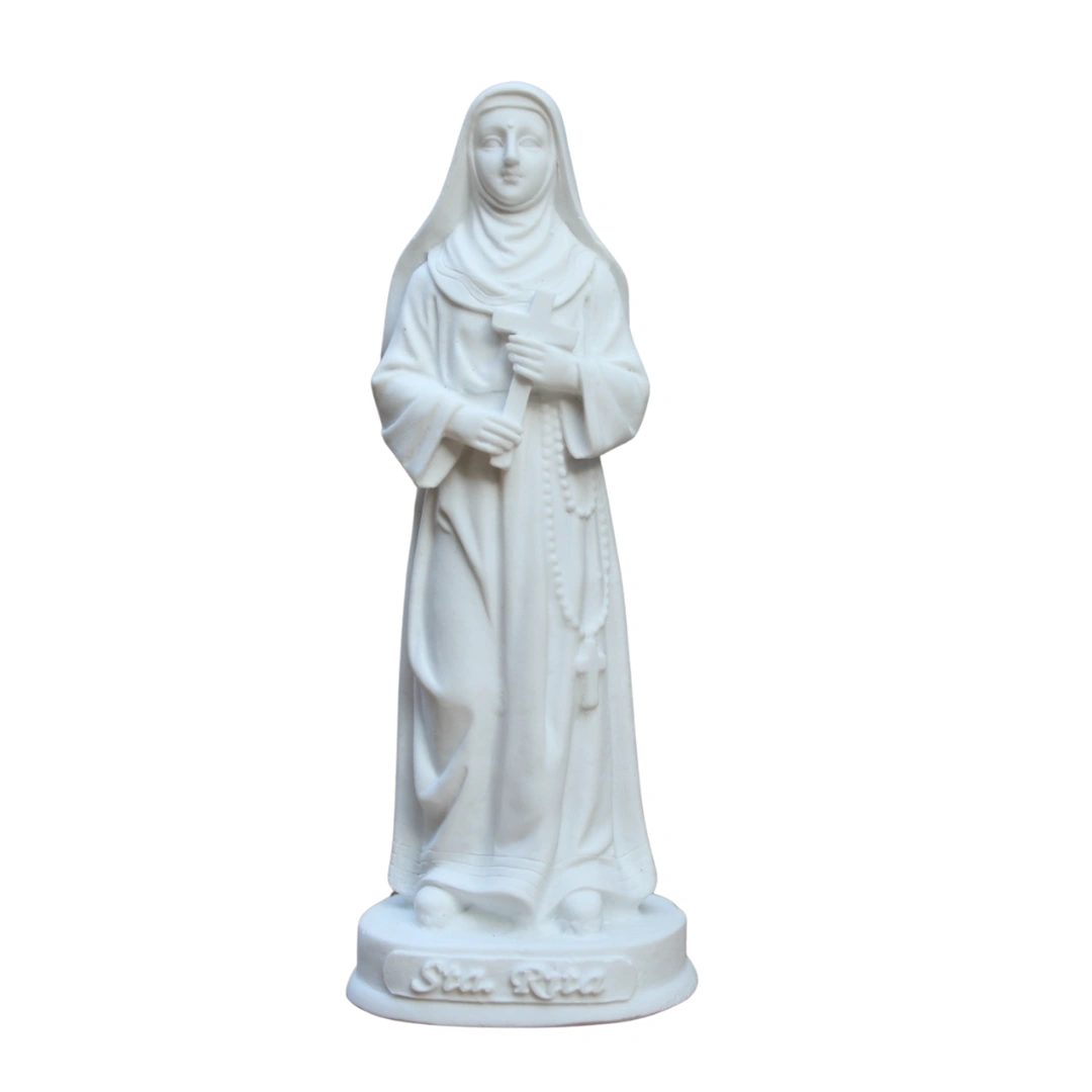 Santa Rita - Pó de Mármore - 15cm