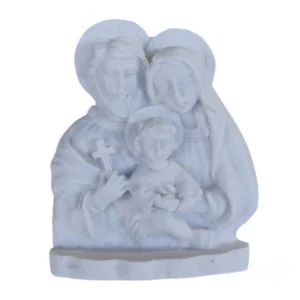 Aplique Sagrada Familia I Modelo Nuvem - Resina - 6,4x5,3cm