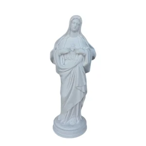 Imaculado Coração de Maria - Pó de Mármore - 33cm