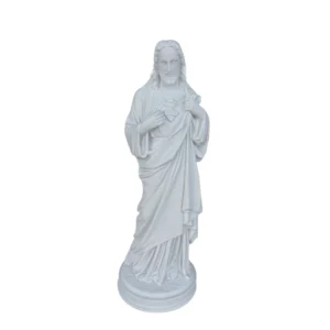 Sagrado Coração de Jesus - Pó de Mármore - 33cm