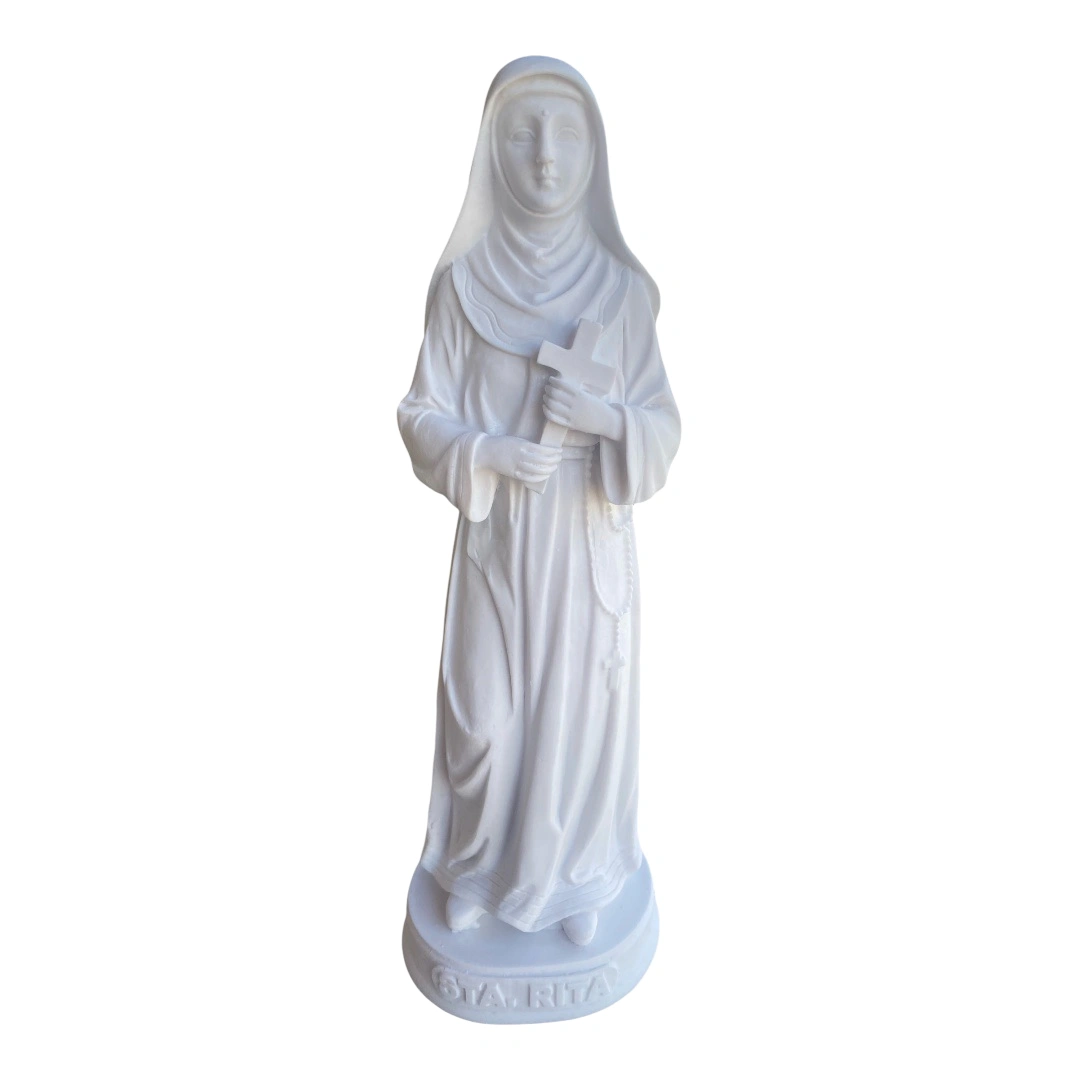 Santa Rita - Pó de Mármore - 20cm
