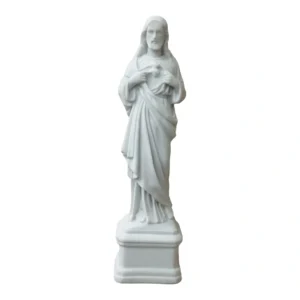 Sagrado Coração de Jesus - Pó de Mármore - 17cm