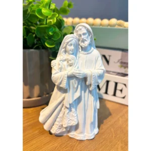 Sagrada Familia Ternura - Pó de Mármore - 14,5cm