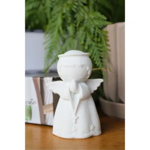 Anjinho Amém - Pó de Mármore - 7cm