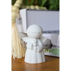 Anjinho Primeira eucaristia (MAS) - Pó de Mármore - 7cm