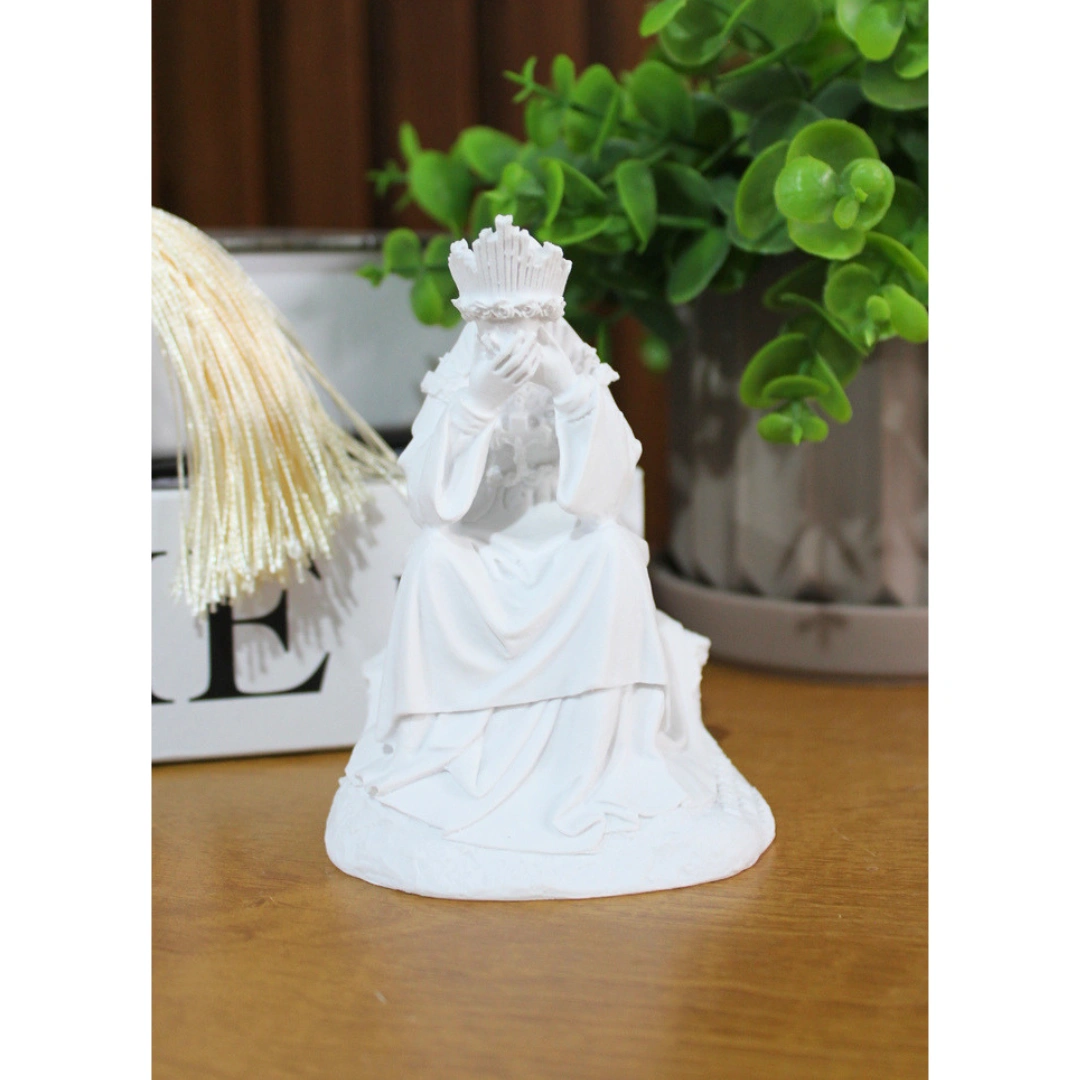 N.Sra da Salete - Pó de Mármore - 11cm