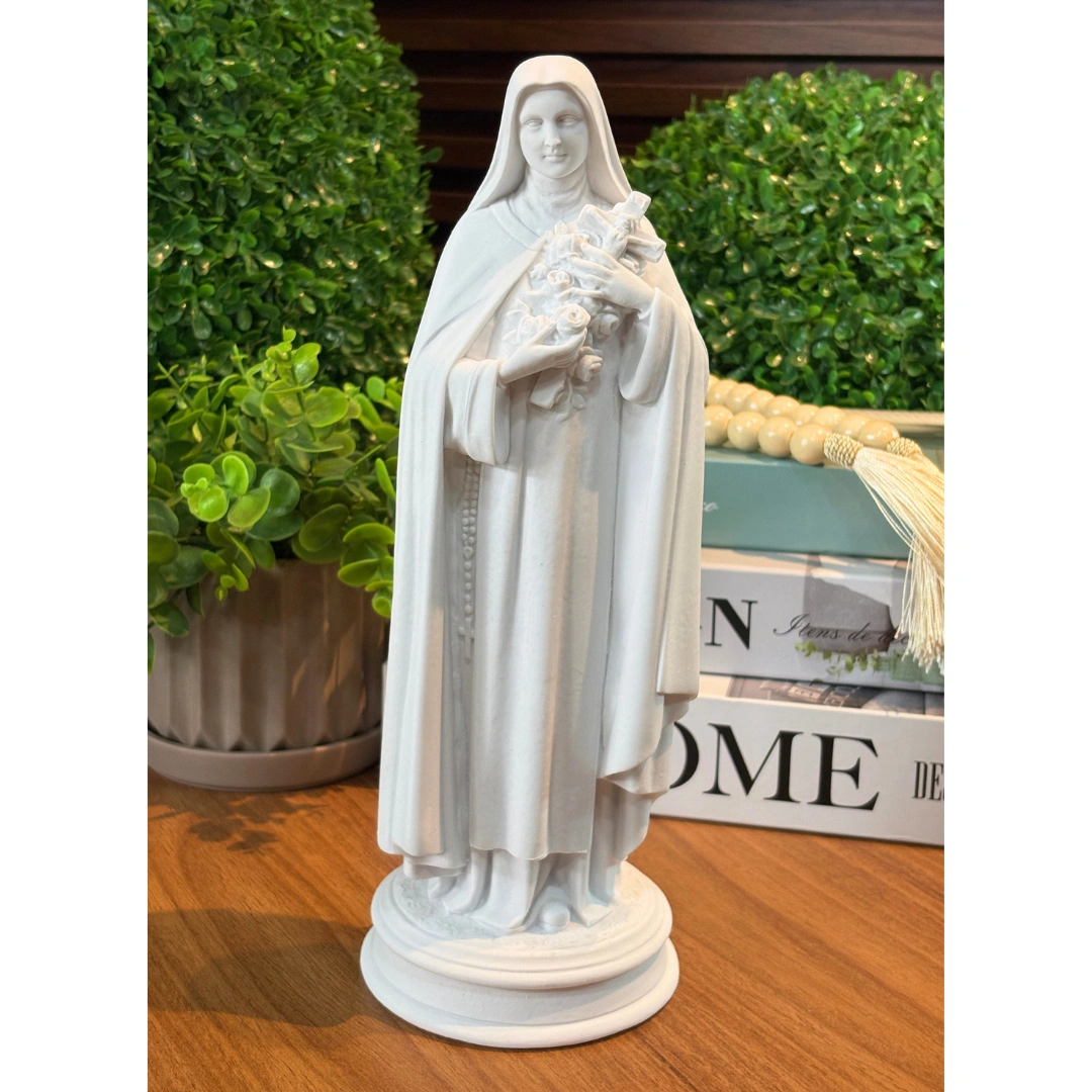 Santa Terezinha - Pó de Mármore - 30cm