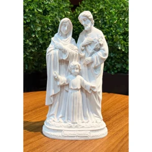 Sagrada Familia com Menino Jesus - Pó de Mármore - 20cm
