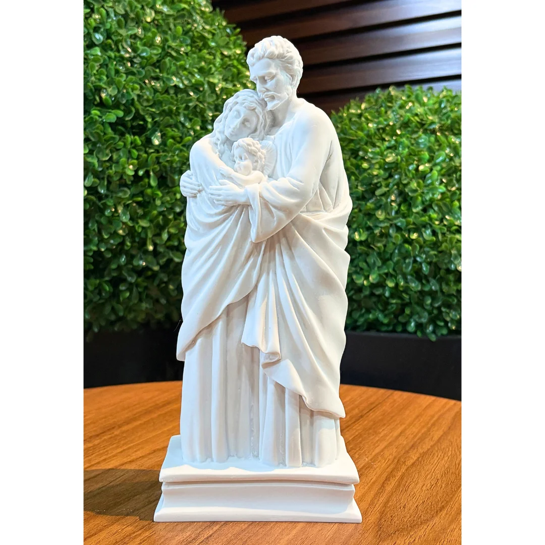 Sagrada Familia Afetuosa sem resplendor – Pó de Mármore – 25cm